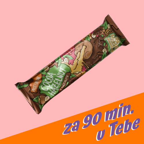 Protein Bar Hazelnut & chocolate se sladidlem 50g