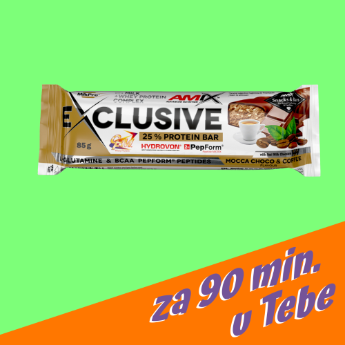 Amix Exclusive Protein Bar 85 g mocca choco coffee