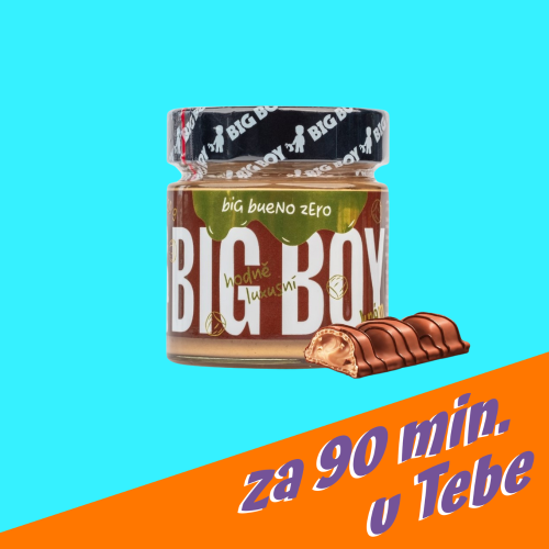 BIG BOY® Big Bueno zero - Jemný lískový krém s březovým cukrem 220g