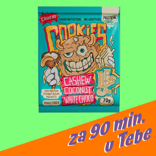 Cookies Cashew Coconut & White Choco 70g