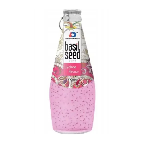 American drinks Basil Seed Lychee 290 ml
