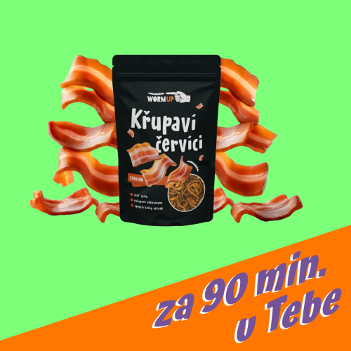 Křupaví červíci slanina