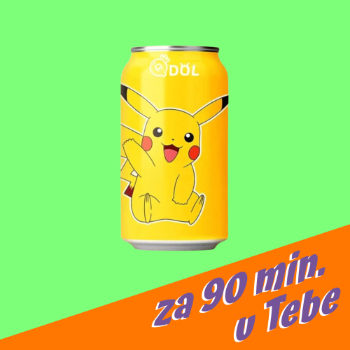 Pokémon Original Pikachu Sparkling Water 330 ml