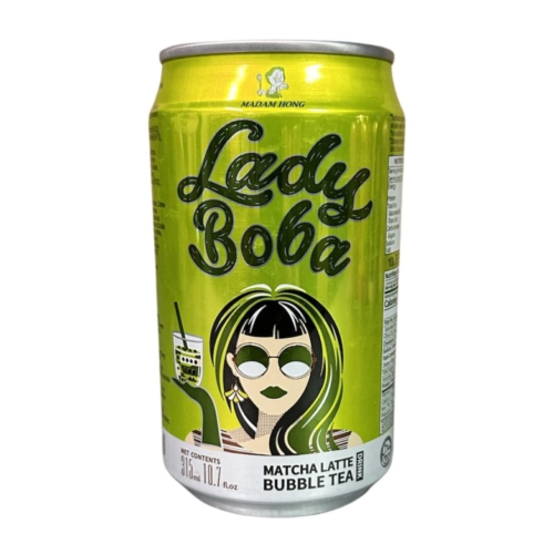Lady Boba bubble tea s příchutí matcha 315 ml